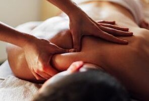 Massagem sobrevator para potência